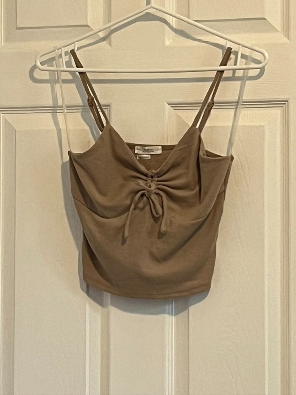 Tan crop top NWT